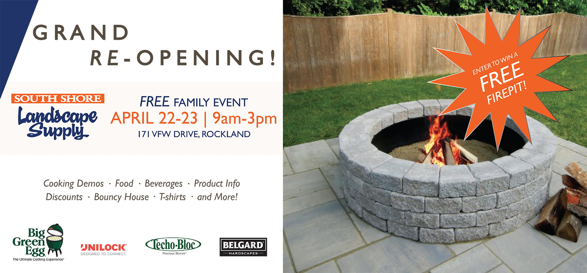 South Shore Landscapape Supply Grand Re-Opening