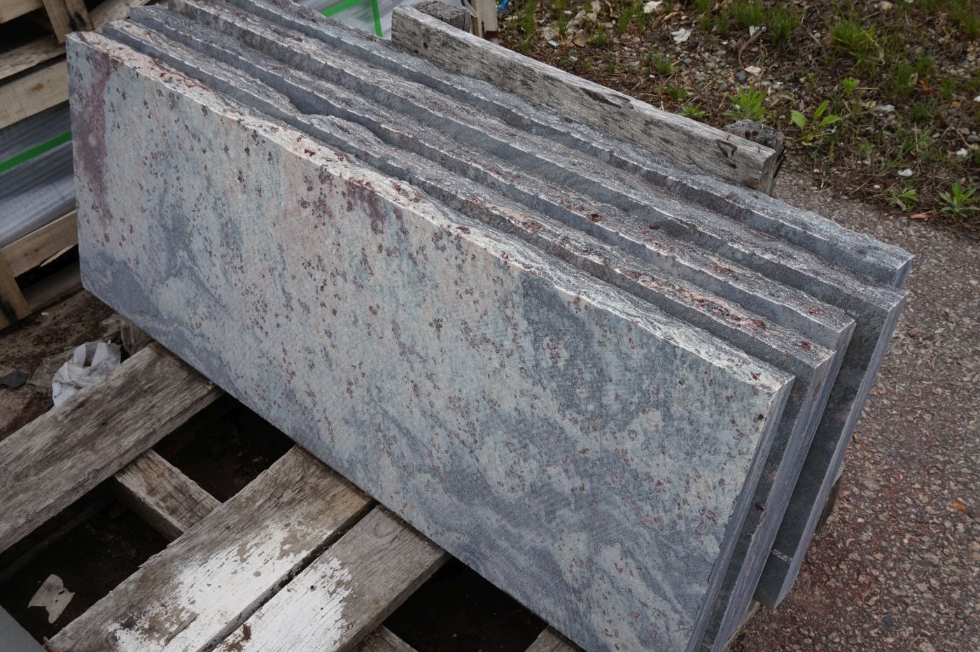 Ticonderoga Granite Tread Wide by South Shore Landscape Supply