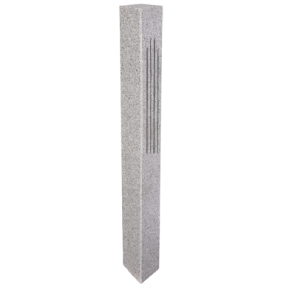 Granite Post – Gray (2 Fluted / 2 Thermal Sides)