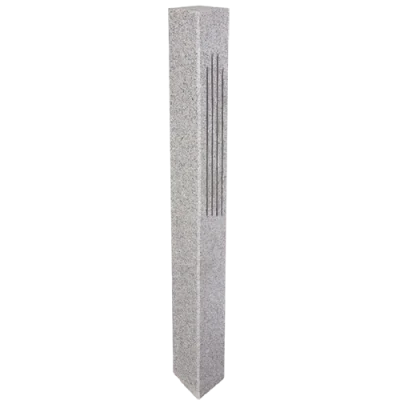 Granite Post – Gray (2 Fluted / 2 Thermal Sides)