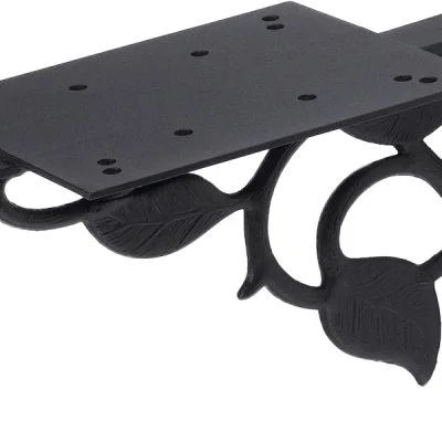 Aluminum Mailbox Bracket – Black