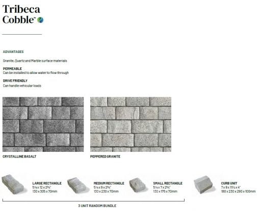 Unilock Tribeca Cobble & Curb