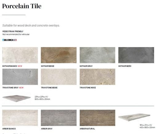 Unilock Porcelain Tile