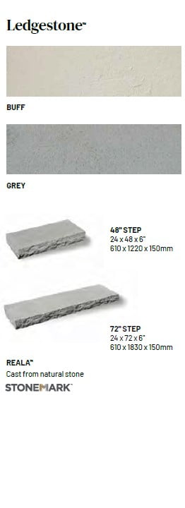 Ledgestone Steps