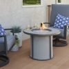 Stone fire table Grey