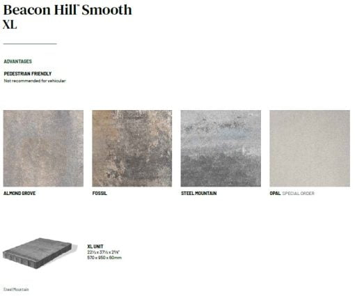 Unilock Beacon Hill smooth XL