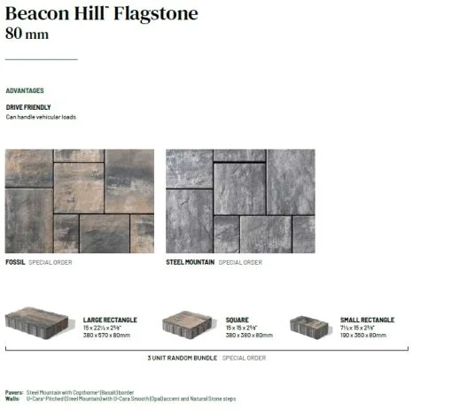Unilock Beacon hill Flagstone 80mm