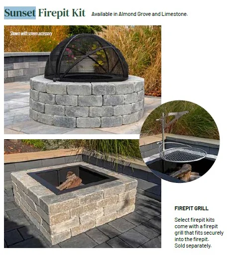 Unilock Sunset Firepit