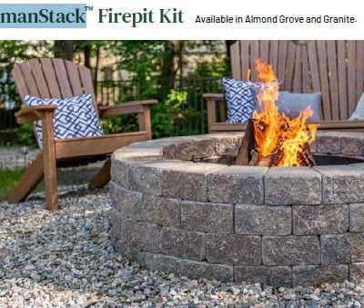 Unilock Romanstack Round Fire Pit