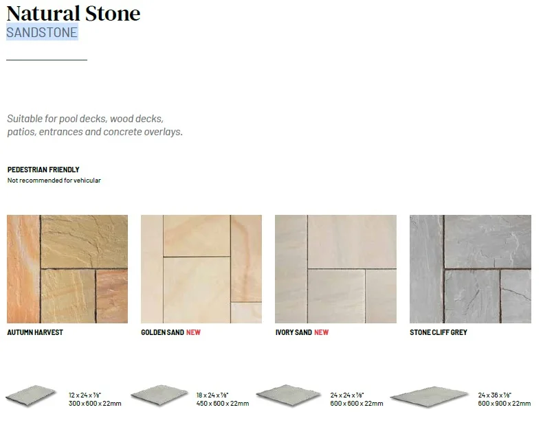 Unilock Natural Sandstone