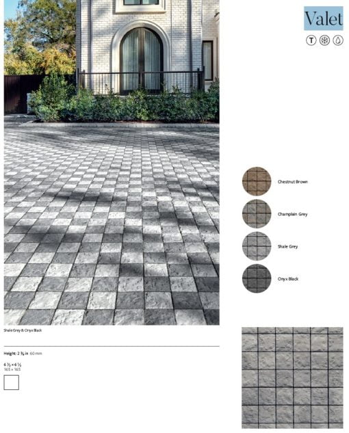 Techo Valet Basalt paver