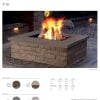 Techo Brandon Rectangle Firepit