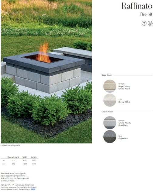 Techo Raffinato Fire Pit