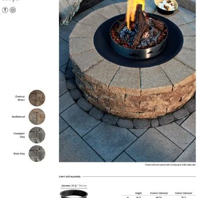 Techo Valencia Fire Pit