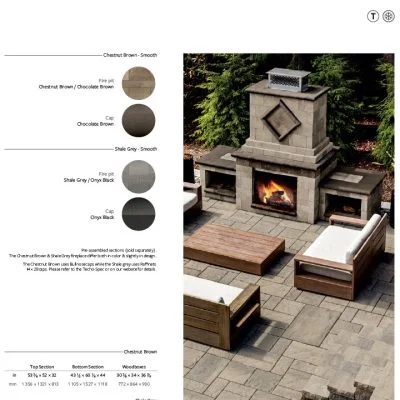 Techo Manchester Foyer Fireplace wood boxes(pair)