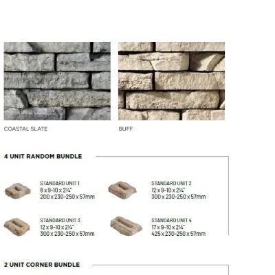 Unilock Rivercrest Wall Corner bundle