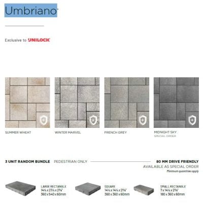 Unilock Umbriano Random 60mm