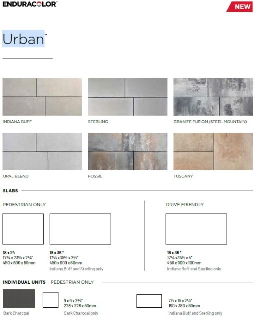 Unilock Urban Small 7.5x15 Rectangle Paver