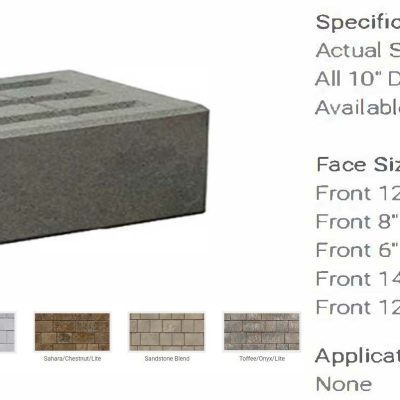 Cambridge Pavers Omega 6″ Smooth Wall
