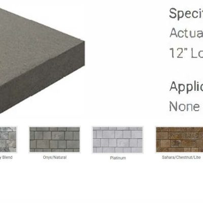Cambridge Pavers Omega Smooth Cap 13×12