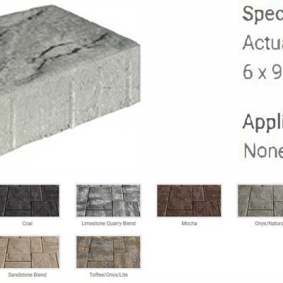 Cambridge Pavers Sherwood Ledgestone 6×9