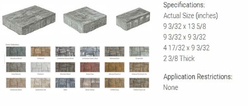 Cambridge Pavers Sherwood Ledgestone Standard 3pc
