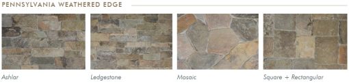 Phaneuf Stone Weathered Edge Pennsylvania Fieldstone Veneer Flat