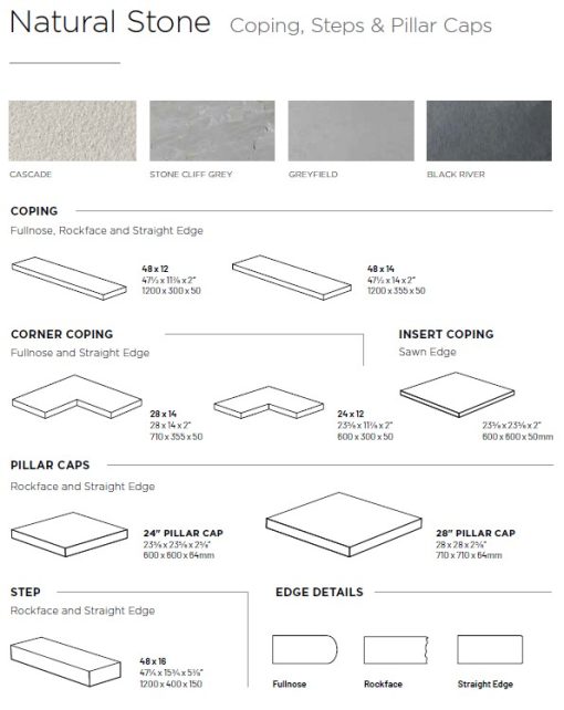 Buy Unilock Insert Coping 24x24 - South Shore Landscape Supply