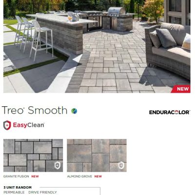 Unilock Treo Smooth Random Easy Clean