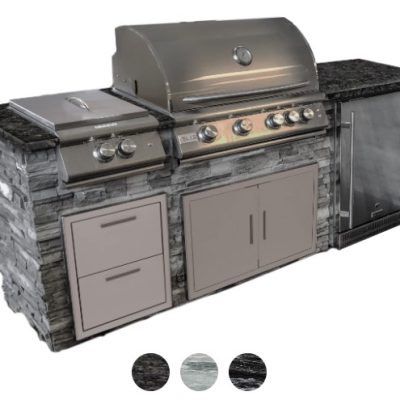 Tru Innovative Outdoor 8ft Grill Island package