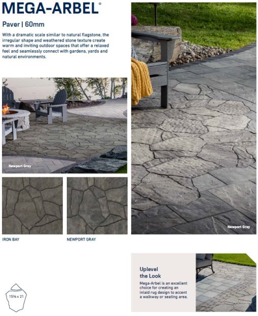 Buy Belgard Mega Arbel Slab - South Shore Landscape Supply