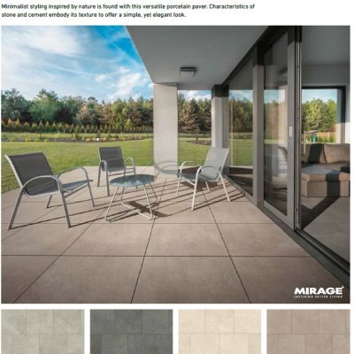 Belgard Mirage November Porcelain 24×24 Tile