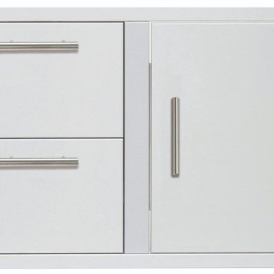 Blaze 32″ Access Door w/ 2 drawer combo w/lights